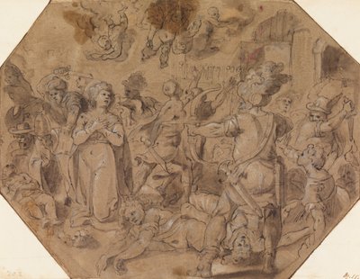 Martyrdom of St. Ursula by Luigi Rodriguez